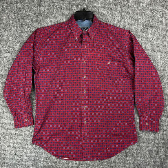 Chaps Ralph Lauren Shirt Mens Medium‎ Button-up Vintage 1990s Business Casual - Picture 1 of 10